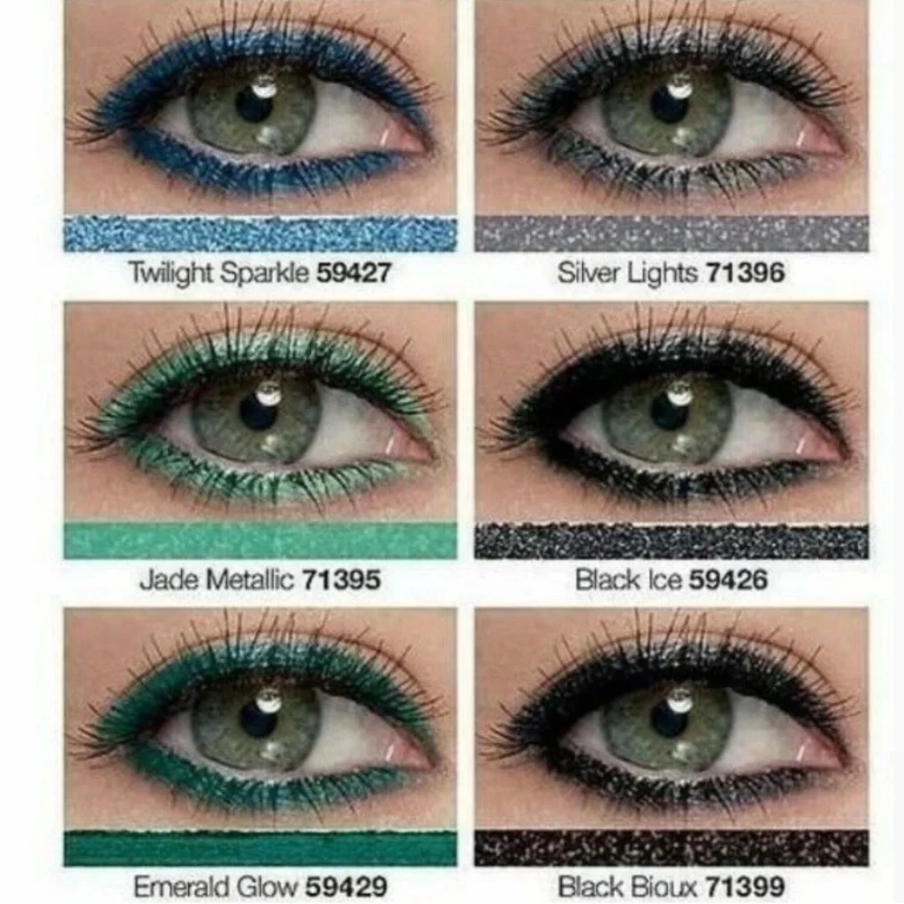 Avon Glimmersticks Diamonds Eye Liner Emerald Glow Old Packaging